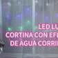 LED Luz de cortina con efecto de agua corriente