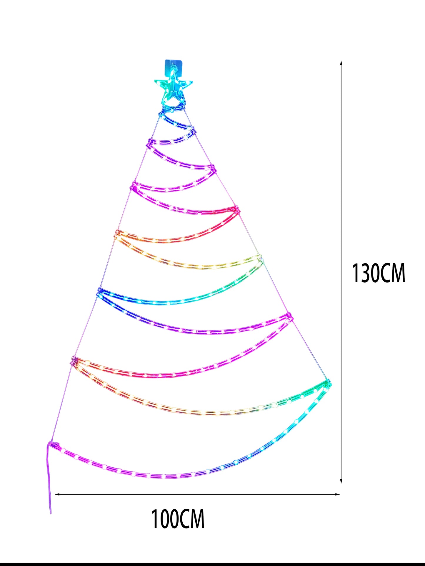 Luz de árbol de Navidad RGB