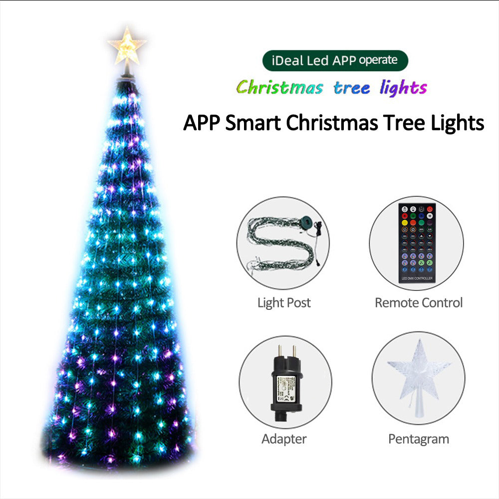 Árbol de Navidad inteligente luces