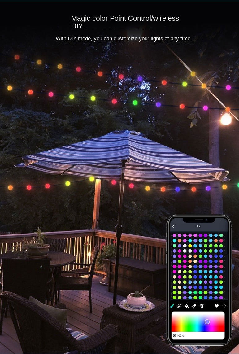 Glode Ball String luces para Navidad con Bluetooth