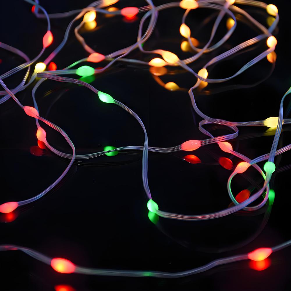 563b1626-04d0-4818-a3ee-c1fb74db61a4 Guirnalda luz moderna de cable de Navidad , cuerda de cuero transpalente ,multicolor (puedes cambiar de color)