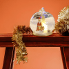Bola de cristal con iluminacion Navidad